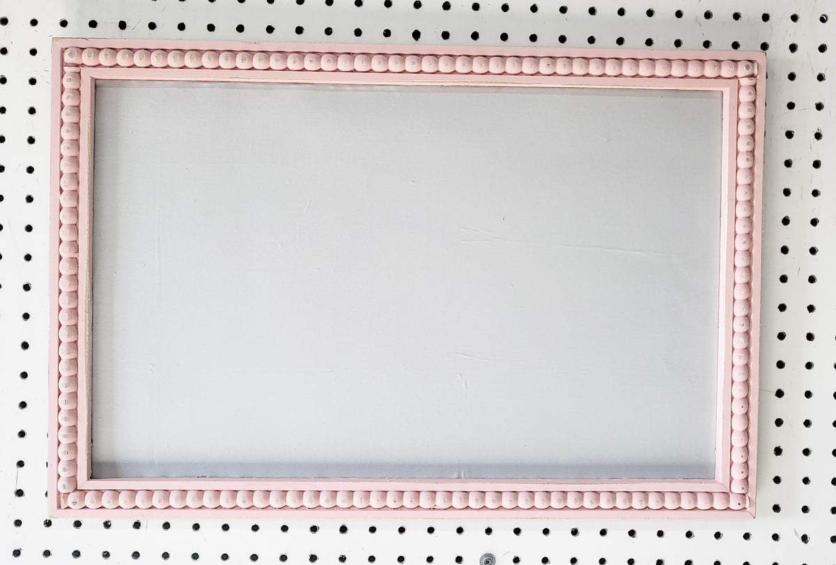 Cute Light Pink Linen PInboard for Wall in Various Sizes and Frame Sty