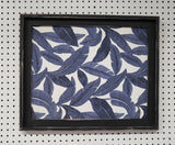 Unique Artful Botanical Black Framed Pinboard to Elevate Your Space for notes, messages, and ideas, Nature Inspired Fabric Board in Various Styles