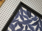 Unique Artful Botanical Black Framed Pinboard to Elevate Your Space for notes, messages, and ideas, Nature Inspired Fabric Board in Various Styles