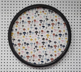 Tailored to Your Style: Black Linen Pin Board with Distressed Finish with Sizes to Suit Every Space, Chic Black Distressed Magnetic Board - Circle, Hexagon, or Beaded Frame Style