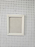 Vintage Ornate Cream Distressed Linen Memo Board with Timeless Elegance for any Room of Your Home