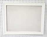 Vintage Ornate Cream Distressed Linen Memo Board with Timeless Elegance for any Room of Your Home