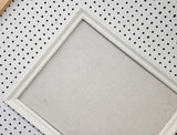 Vintage Ornate Cream Distressed Linen Memo Board with Timeless Elegance for any Room of Your Home