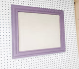 Radiant amethyst purple framed fabric bulletin board for wall hanging, Available in Modern, Traditional, or Ornate Frame Style in small to large sizes.