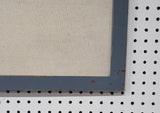 Calming slate blue large pin board for home or office, relaxed bluish gray fabric magnetic board for coastal mudroom, Available in Modern, Traditional, or Ornate Frame Style in small to large sizes.