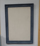 Calming slate blue large pin board for home or office, relaxed bluish gray fabric magnetic board for coastal mudroom, Available in Modern, Traditional, or Ornate Frame Style in small to large sizes.
