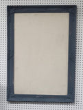 Calming slate blue large pin board for home or office, relaxed bluish gray fabric magnetic board for coastal mudroom, Available in Modern, Traditional, or Ornate Frame Style in small to large sizes.