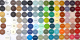 the dezign shoppe chalk paint color chart