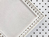 Vintage Ornate Cream Distressed Linen Memo Board with Timeless Elegance for any Room of Your Home