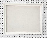 Vintage Ornate Cream Distressed Linen Memo Board with Timeless Elegance for any Room of Your Home