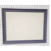 Jewel Toned Dark Purple Framed Linen Bulletin Board in your choice of Ornate, Modern, Traditional, Wood Beaded, Hexagon, or Circle Shape Frame with Various Size options