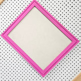 Bold, Girly Pink Linen Bulletin Board - Chic Styles for Every Space for Fashion-Forward Organizing in Multiple Styles & Shapes