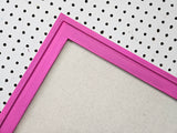 Bold, Girly Pink Linen Bulletin Board - Chic Styles for Every Space for Fashion-Forward Organizing in Multiple Styles & Shapes