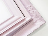 Customizable Light Purple Framed Bulletin Board in Various Sizes and Frame Style for Wall Hanging