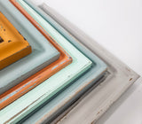 Eclectic coastal beach picture frame set for cherished photos and artwork giving that beachy feel, in many sizes and styles.  Sets of 5, 7, 10, and 15 available