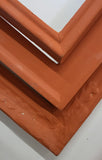 Rich and Inviting Pumkin Orange Framed Bulletin Board Collection, Earthy Farmhouse Charm in Your Choice of Style and Size