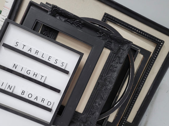 Tailored to Your Style: Black Linen Pin Board with Distressed Finish with Sizes to Suit Every Space, Chic Black Distressed Magnetic Board - Circle, Hexagon, or Beaded Frame Style