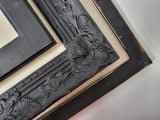 Tailored to Your Style: Black Linen Pin Board with Distressed Finish with Sizes to Suit Every Space, Chic Black Distressed Magnetic Board - Circle, Hexagon, or Beaded Frame Style