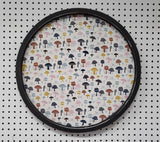 Unique Artful Botanical Black Framed Pinboard to Elevate Your Space for notes, messages, and ideas, Nature Inspired Fabric Board in Various Styles