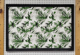 Unique Artful Botanical Black Framed Pinboard to Elevate Your Space for notes, messages, and ideas, Nature Inspired Fabric Board in Various Styles