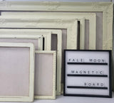 Sunny Pale Yellow Framed Linen Pinboard with Custom Frame Options and Sizes