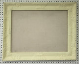 Sunny Pale Yellow Framed Linen Pinboard with Custom Frame Options and Sizes