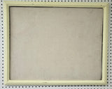 Sunny Pale Yellow Framed Linen Pinboard with Custom Frame Options and Sizes
