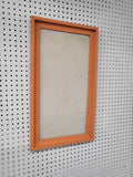 Bright and Playful Orange Framed Bulletin Board - Customizable Fabrics, Frames, and Sizes for Your Unique Style