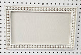 Vintage Ornate Cream Distressed Linen Memo Board with Timeless Elegance for any Room of Your Home