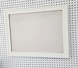 Vintage Ornate Cream Distressed Linen Memo Board with Timeless Elegance for any Room of Your Home