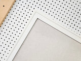 Vintage Ornate Cream Distressed Linen Memo Board with Timeless Elegance for any Room of Your Home