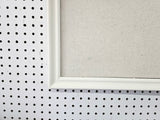 Vintage Ornate Cream Distressed Linen Memo Board with Timeless Elegance for any Room of Your Home