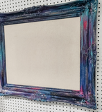 Ornate Detailed Galaxy Inspired Office Bulletin Board for Wall, Large Outer Space Ombre Fabric Magnetic Board, Interactive Many Sizes Available