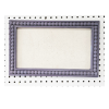 Jewel Toned Dark Purple Framed Linen Bulletin Board in your choice of Ornate, Modern, Traditional, Wood Beaded, Hexagon, or Circle Shape Frame with Various Size options