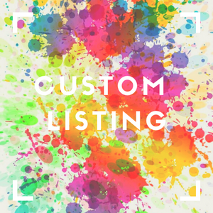 This is a custom listing for Studio Shaolin