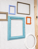 Artful display of mixed picture frames in a modern, rustic color palette, Hanging or Easel photo frames in sets of 5, 7, 10, 15 for a eclectic gallery wall