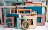 Sophisticated Eclectic Mix Photo Frames for Wall Decor, Coordinating Whimsical Wall Frames for Bedroom