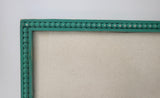 Playful and Bright Turquoise Linen Pin Board - Customizable Frames and Sizes in Small to Large sizes perfect for a Dorm Room or Kid's Room, Cenote Green