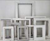 Serene Shades of Light Gray and White Picture Frames for a Neutral, Collected Gallery Wall Collage Set