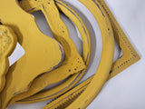 Assorted Yellow Picture Frames for Wall Art, Mix and Match Kids Artwork Display for Gallery Wall
