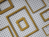 Assorted Yellow Picture Frames for Wall Art, Mix and Match Kids Artwork Display for Gallery Wall