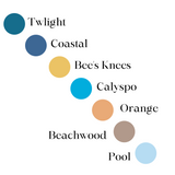Coordinating Vibrant Easy Change Artwork Picture Frames for Wall Decor, Mix and Match Colorful, Cheery Gallery Wall Picture Frames with a Coastal Feel