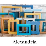 Coordinating Vibrant Easy Change Artwork Picture Frames for Wall Decor, Mix and Match Colorful, Cheery Gallery Wall Picture Frames with a Coastal Feel