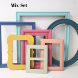 Vibrant Boho Style Picture Frames for your Gallery Wall, An Eclectic Colorful, Bohemian set of photo Frames for a Wall Collage