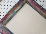 Large Stylish Darker Ombre Rainbow Bulletin Board for Wall, Chic Colorful Gradient Interactive Fabric Magnetic Board