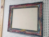 Large Stylish Darker Ombre Rainbow Bulletin Board for Wall, Chic Colorful Gradient Interactive Fabric Magnetic Board