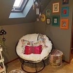 Vibrant Boho Style Picture Frames for your Gallery Wall, An Eclectic Colorful, Bohemian set of photo Frames for a Wall Collage