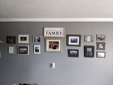 Natural Beige Vintage Picture Frames for a Gallery Wall Collage, Modern Light Brown Photo Frames for Wall Art with glass and backing or open